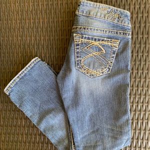 Women’s Silver Francis Capri Size W25